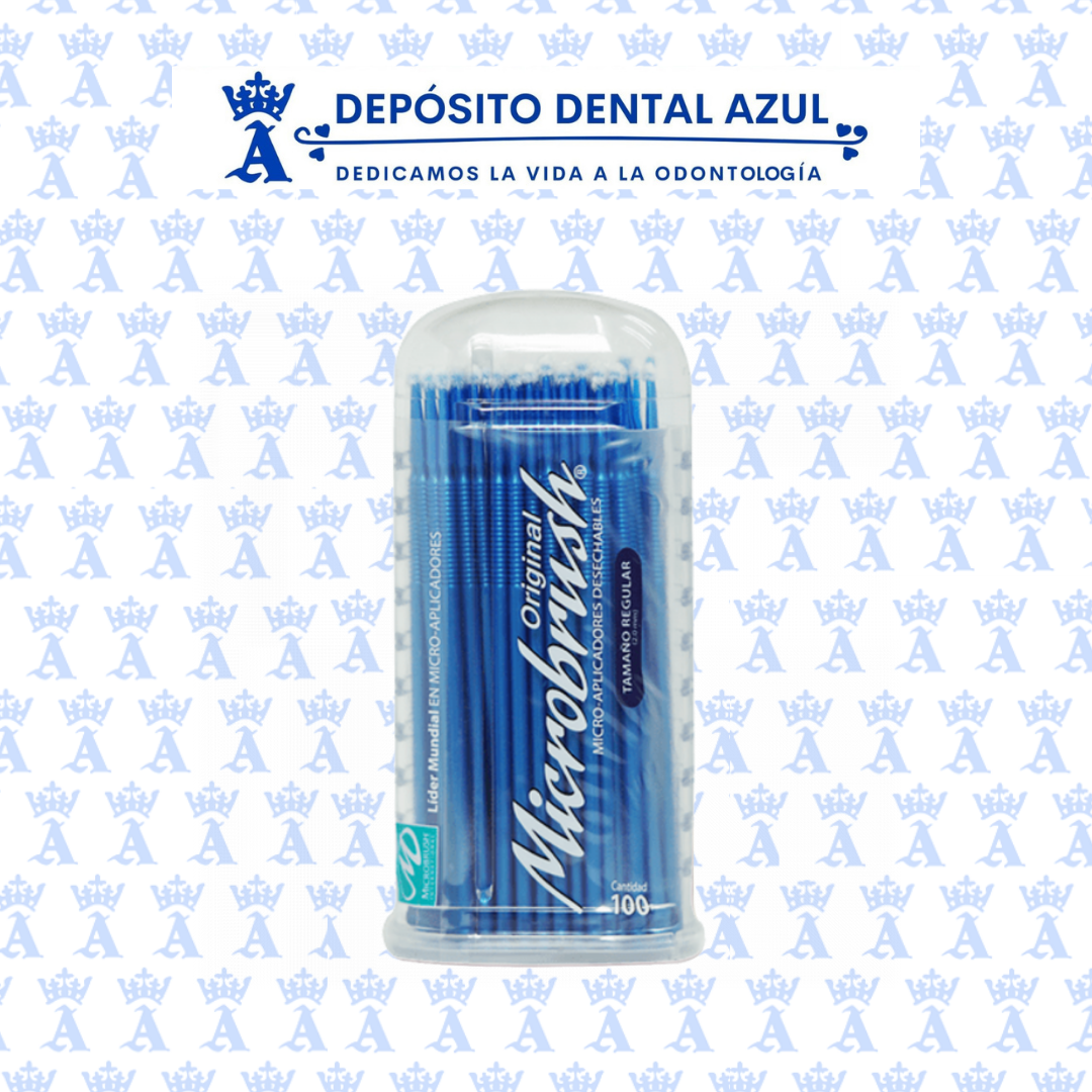 MICROBRUSH REGULAR C/100 AZUL VAMASA