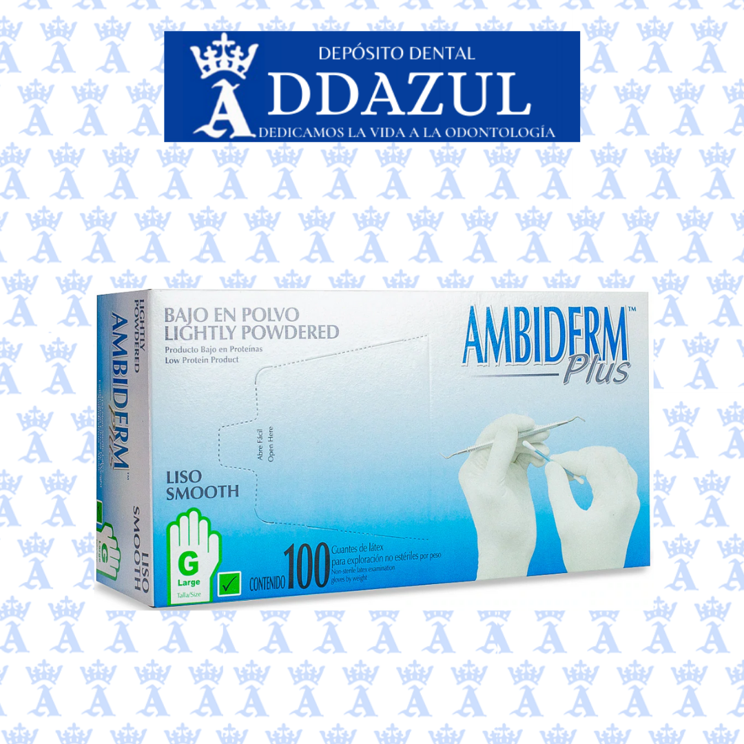 GUANTE AMBIDERM PLUS VERDE G