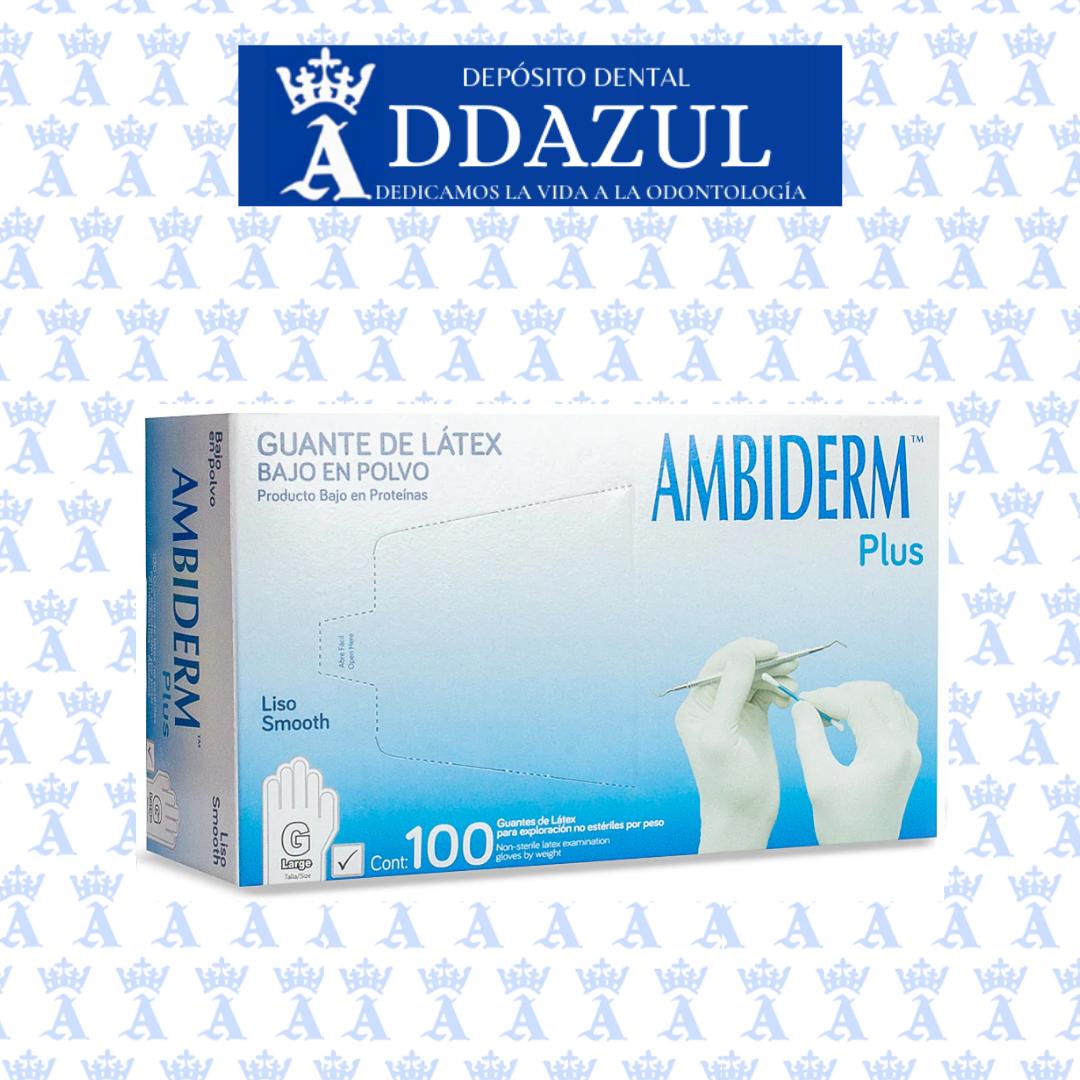GUANTE AMBIDERM PLUS BLANCO G