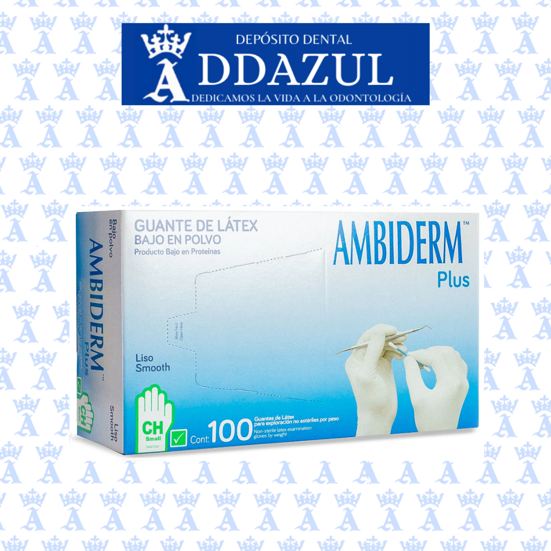 GUANTE AMBIDERM PLUS VERDE CH