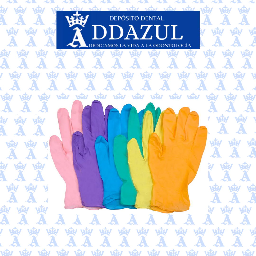 GUANTE AMBIDERM COLORFULL M