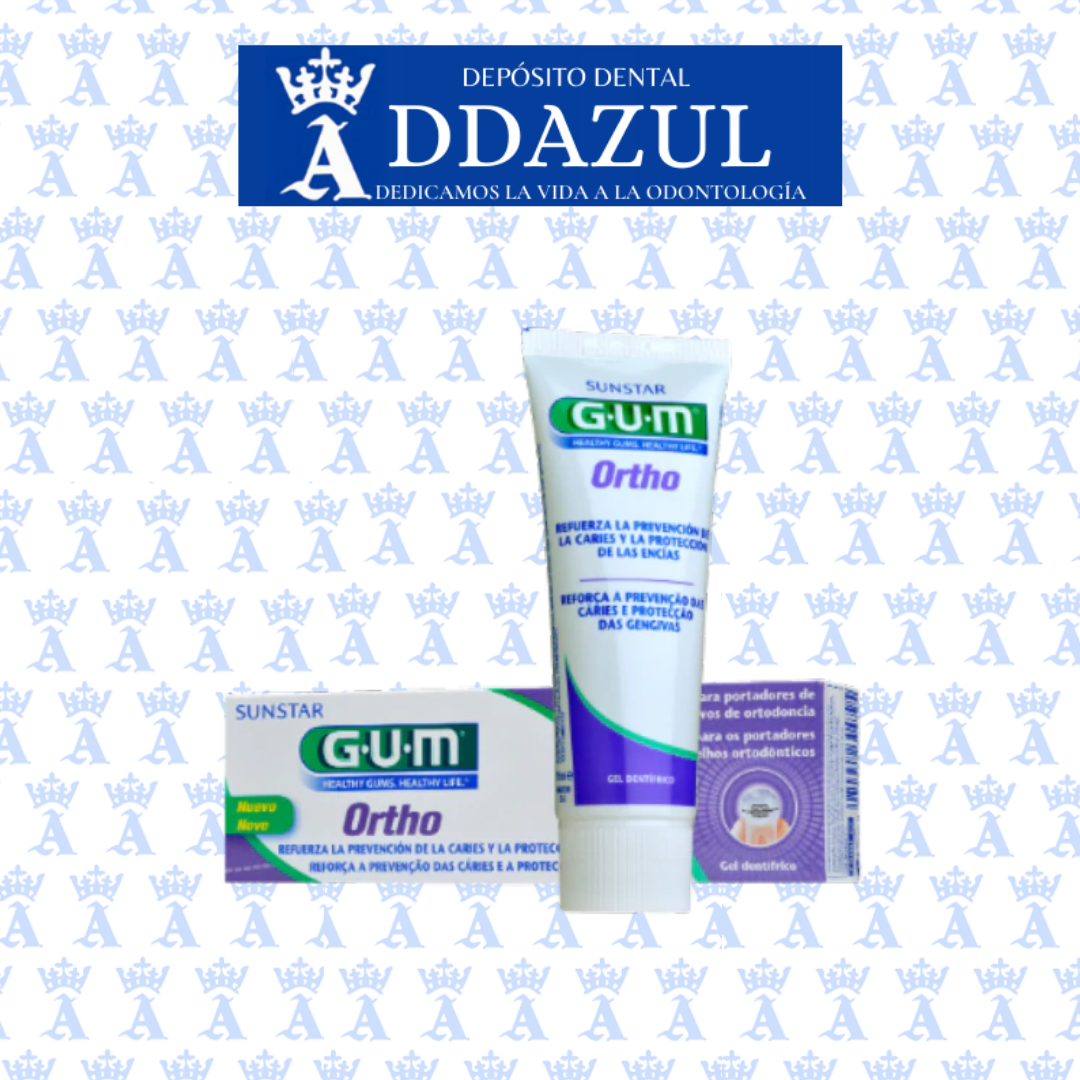 PASTA DENTAL ORTHO 75ML  CON FLUOR GUM