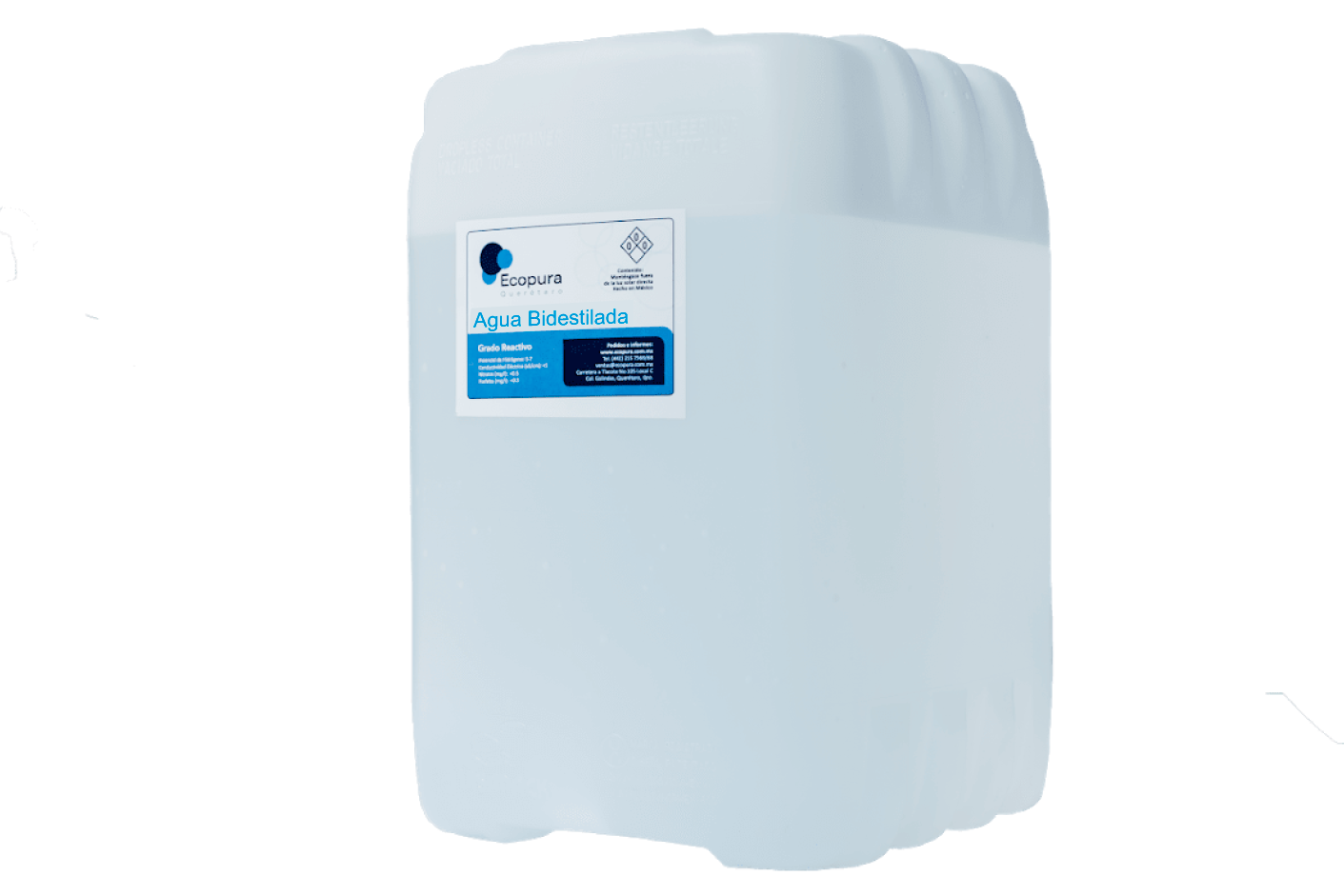 ENVASE/BOTE 20 LITROS ECOPURA