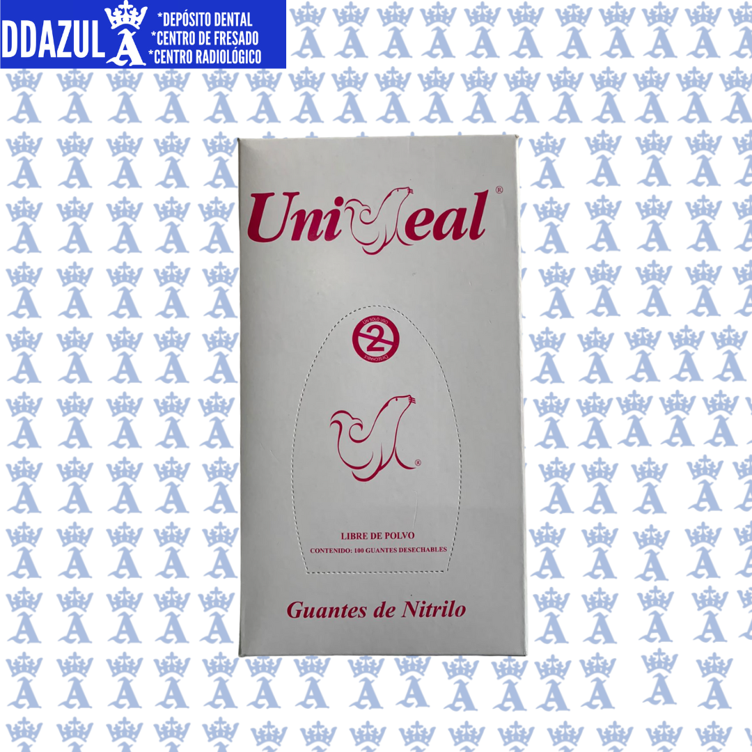 GUANTE UNISEAL NITRILO ROSA M