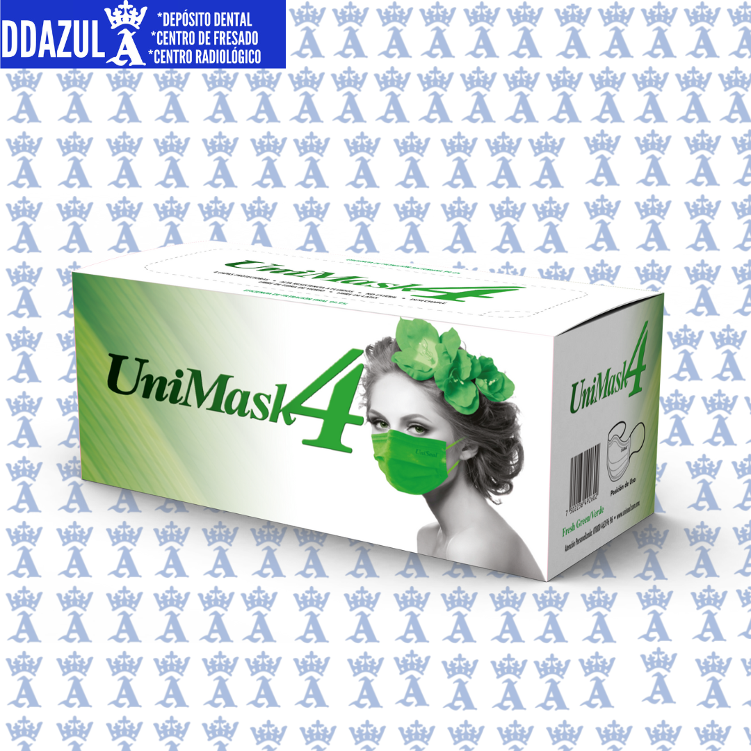 CUBREBOCA UNIMASK 4 VERDE FRESCO