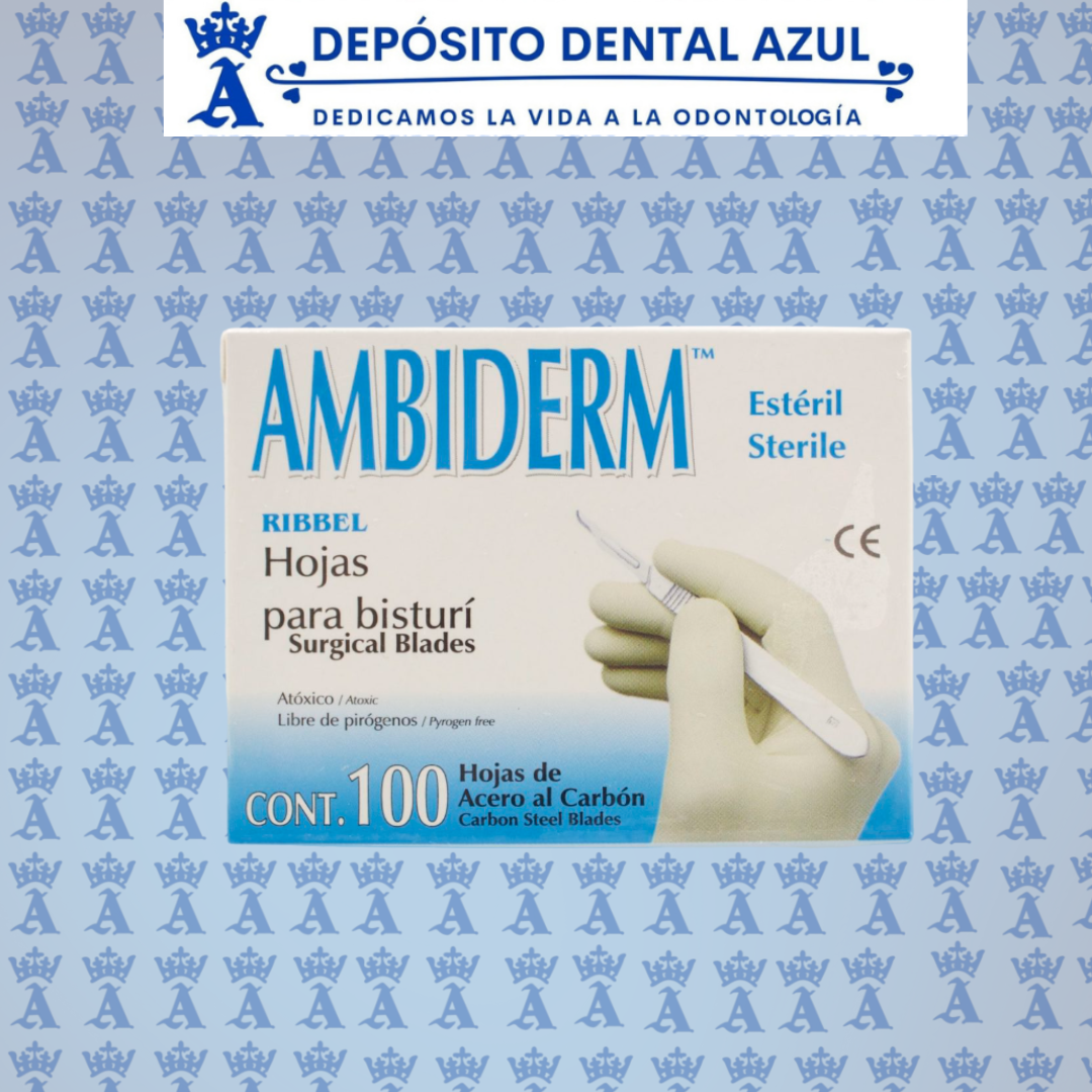 HOJA P/BISTURI 24 AMBIDERM CAJA C/100