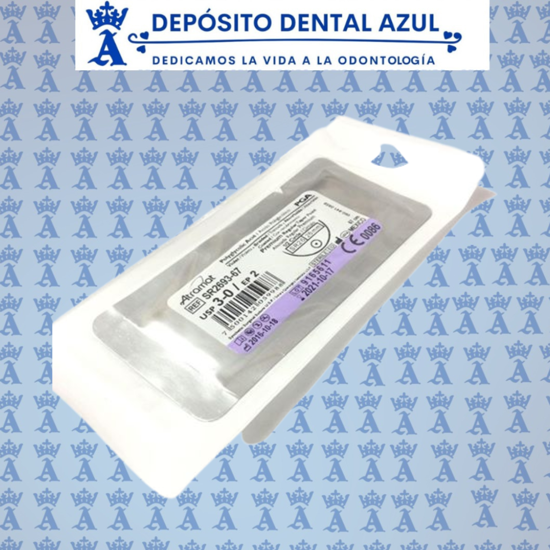 SUTURA ACIDO POLIGLICOLICO 3/0 PZ