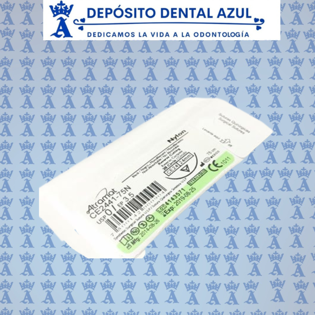 SUTURA NYLON 0/0 ATRAMAT PZ