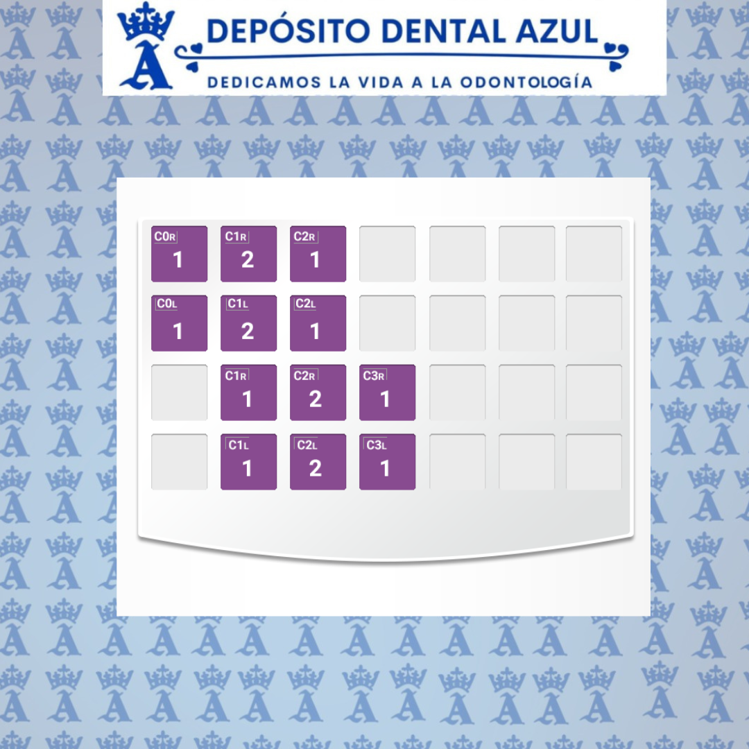 KIT CORONAS ZR CANINO C/16 NU SMILE