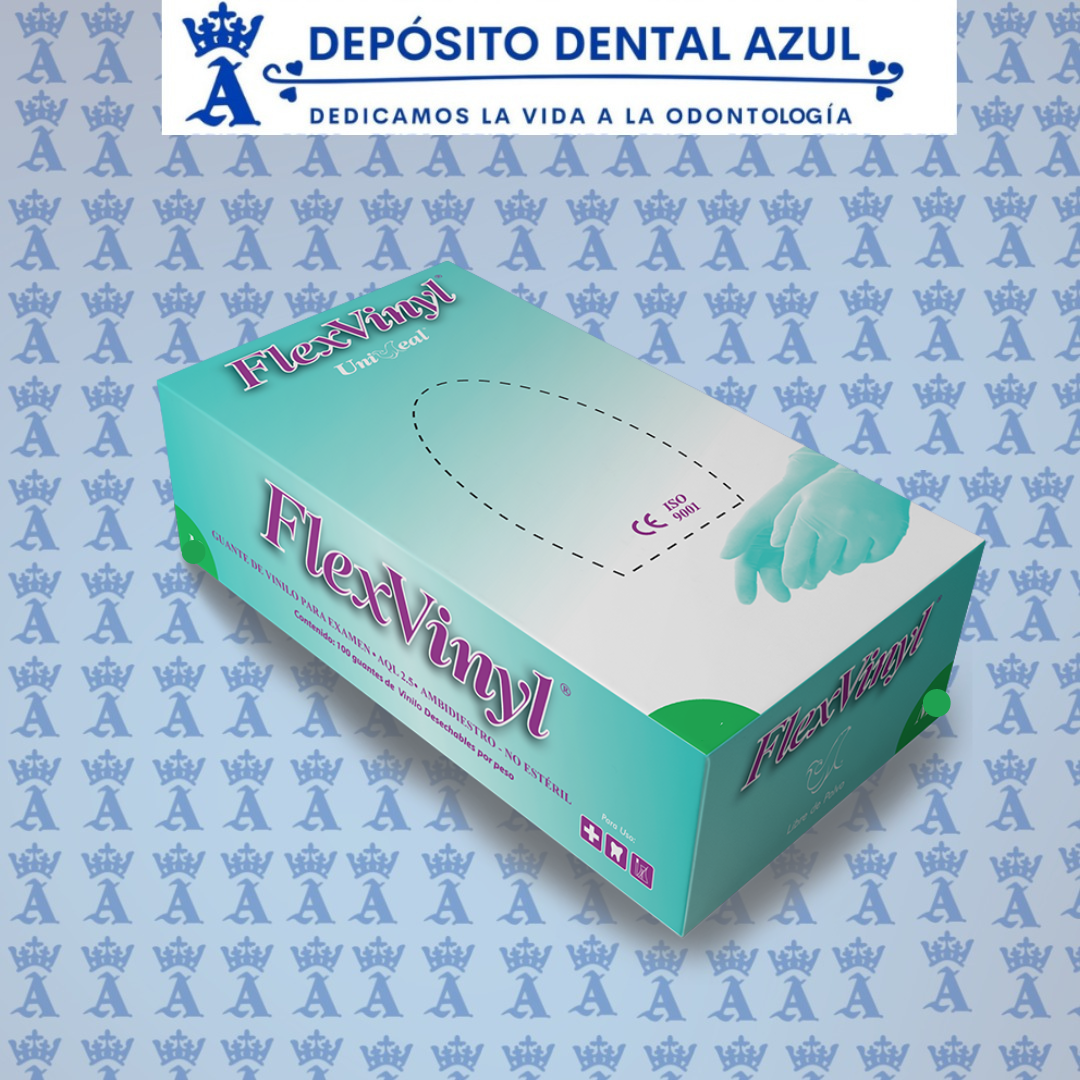 GUANTE FLEX VINYL M VERDE