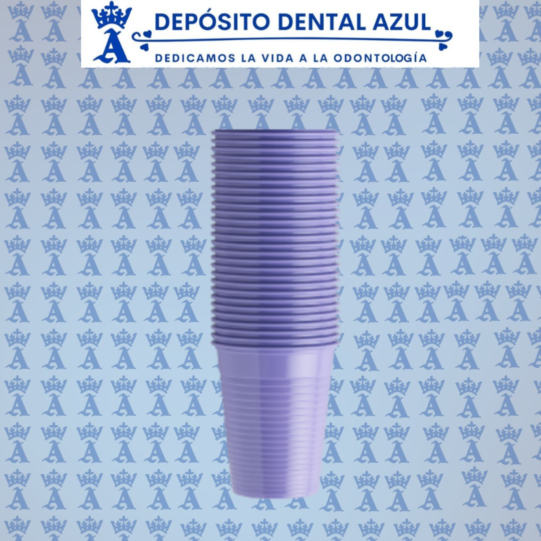 VASOS DE PLASTICO VIOLETA BOLSA C/50