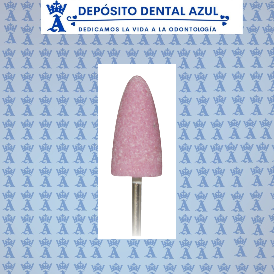 PIEDRA MONTADA ROSA T42 ROSA C/MANDRIL