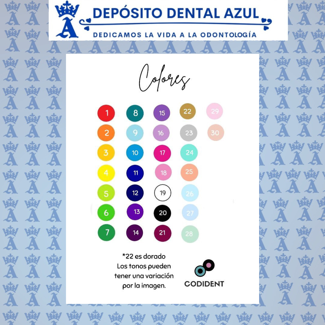 CINTA CODIFICADORA COLORES CODIDENT