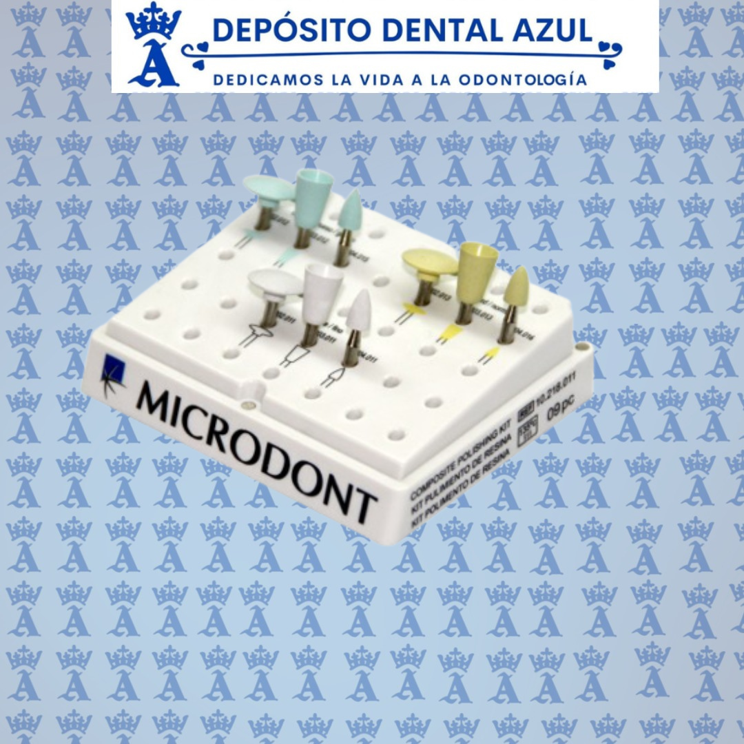 KIT PULIDO DE RESINA C/9 MICRODONT