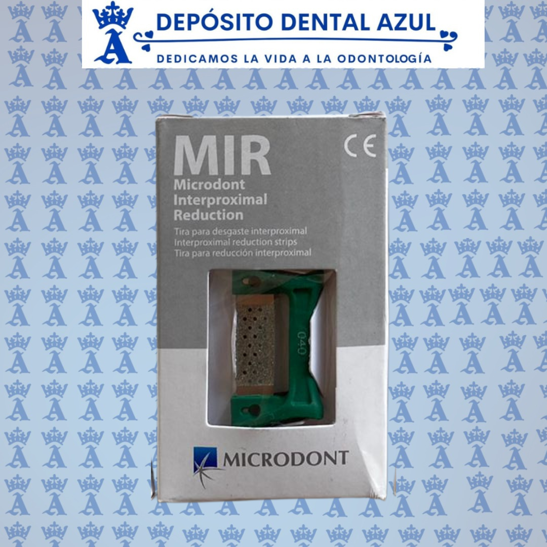 TIRA INTERPROXIMAL MIR VERDE PERF 1 LUZ MICRODONT