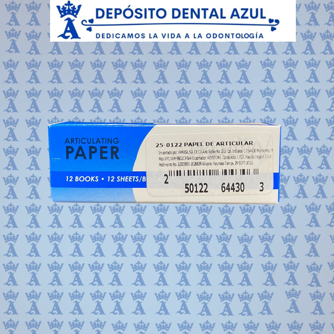 PAPAEL DE ARTICULAR AZUL-ROJO C/12 PREHMA