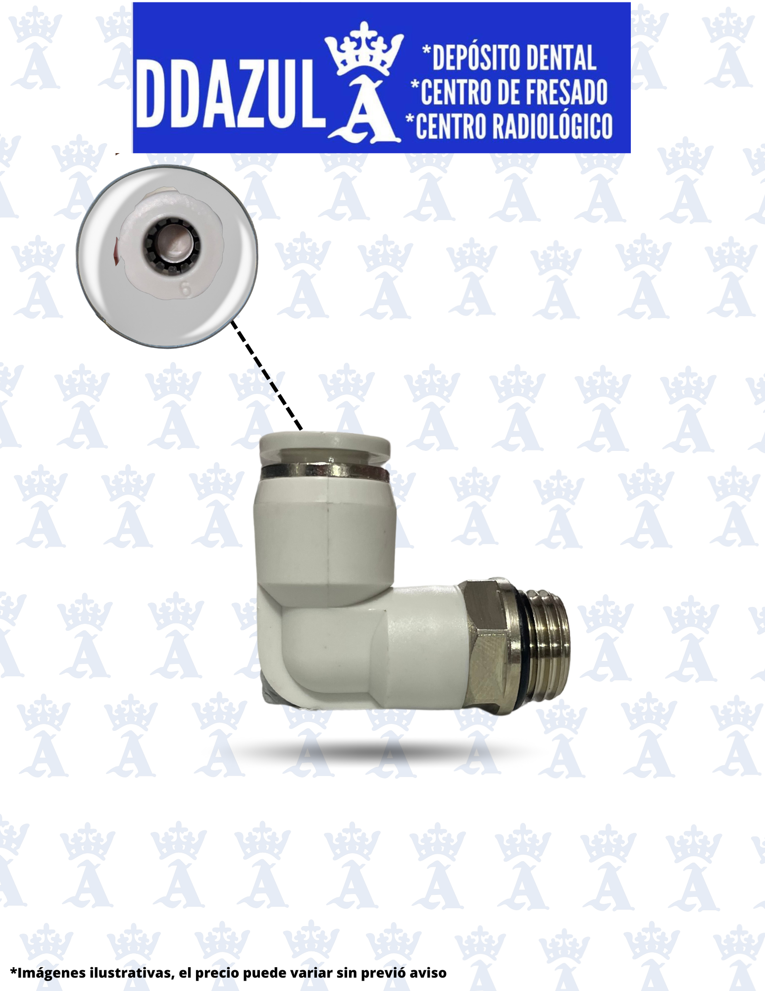 CODO CONEXION RAPIDA 6MM JOBE