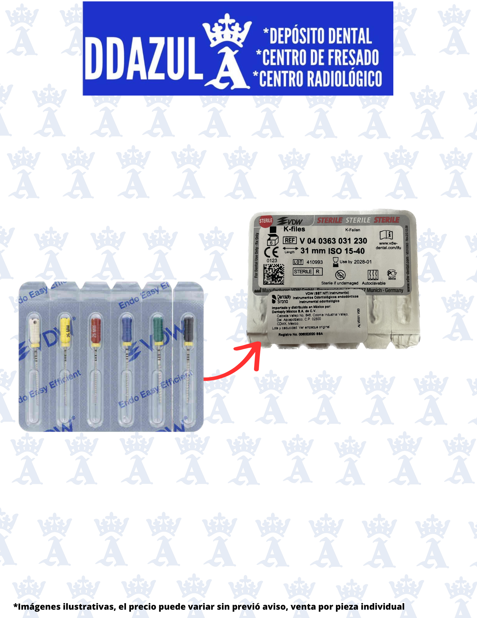 LIMAS K-FILES 15-40 31MM VDW