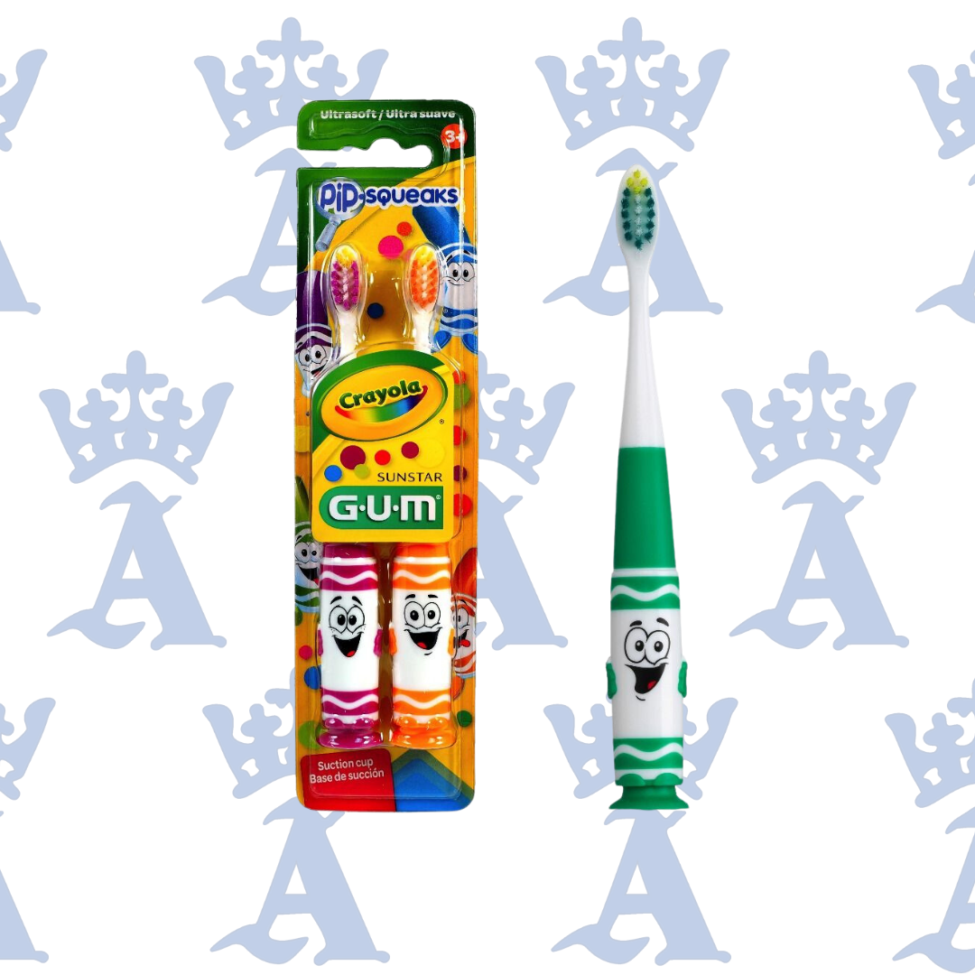 CEPILLO CRAYOLA PIP-SQUEAK C/2 GUM