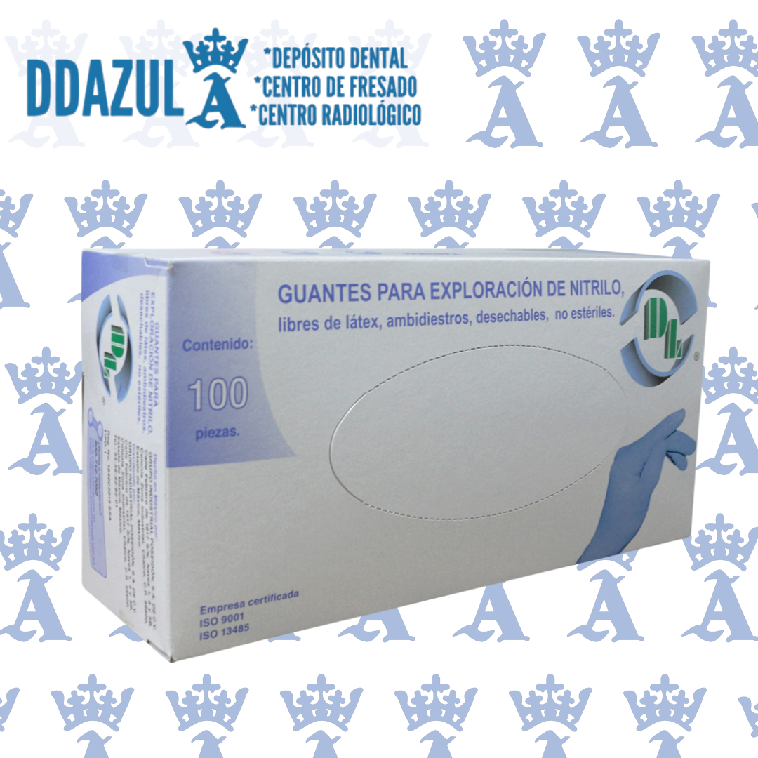 GUANTE DENTILAB NITRILO G AZUL