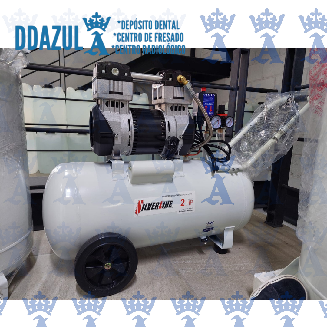 COMPRESOR L/A 2HP 56L SILVERLINE