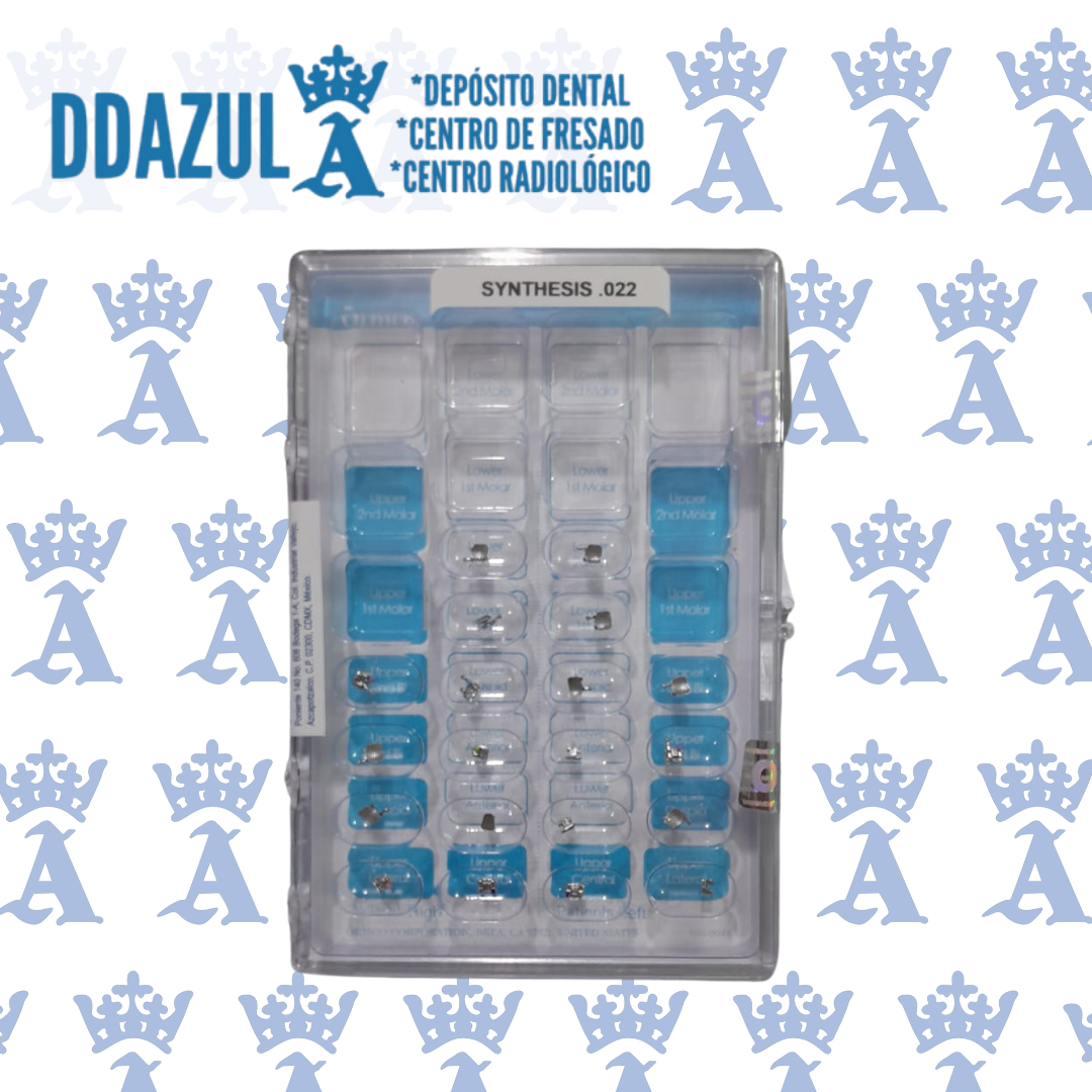 BRACKETS SYNTHESIS .022 ORMCO