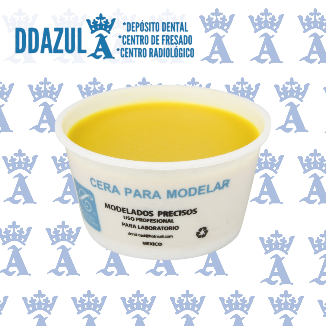 CERA P/ MODELAR AMARILLA 100G DENTICAST