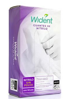 GUANTE NITRILO XCH NEGRO WIDENT
