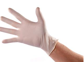 GUANTES LATEX S/POLVO CH NATURAL WIDENT