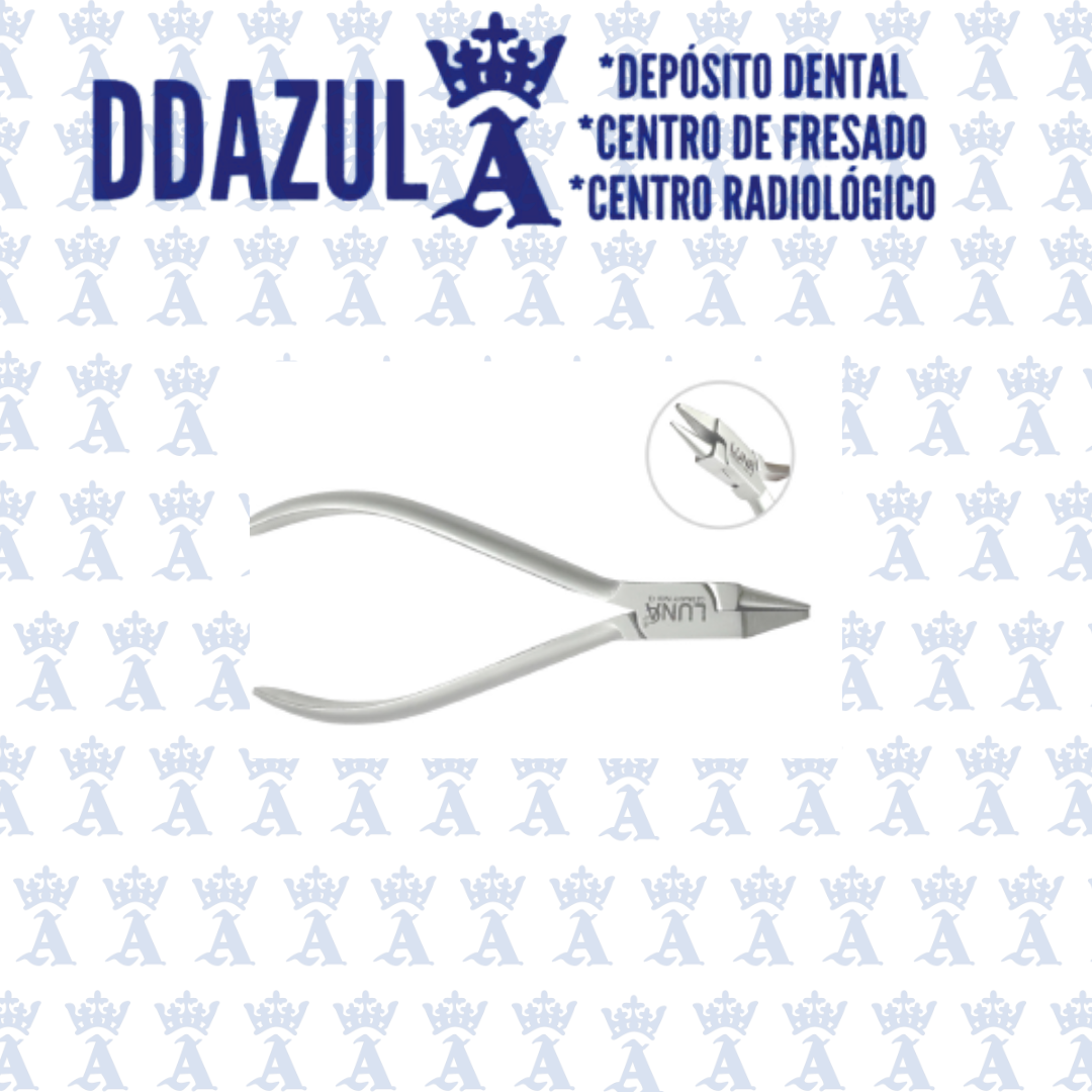 PINZA DOS PICOS  RANURADA LUNA