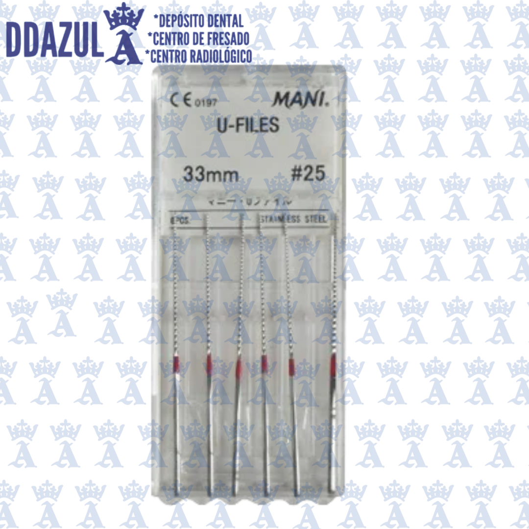 LIMAS U FILE MANI #35 33MM-08MM C/6