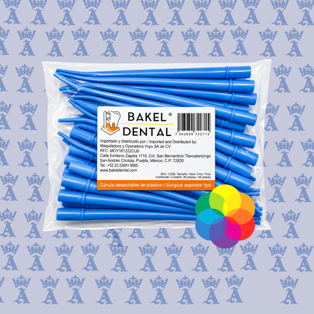 CANULA QUIRURGICA COLOR BAKEL C/25