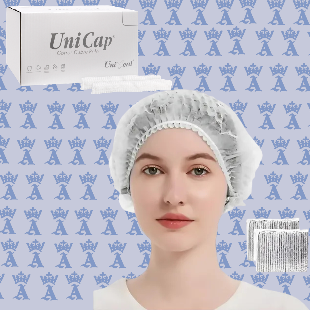 GORRO UNICAP BCO UNISEAL PLISADO PZ